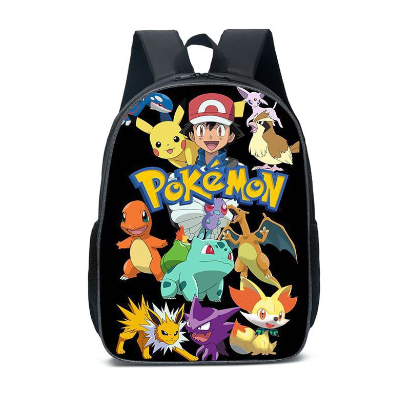 Kit Escolar Pokémon: Mochila, Bolsa de Ombro e Estojo