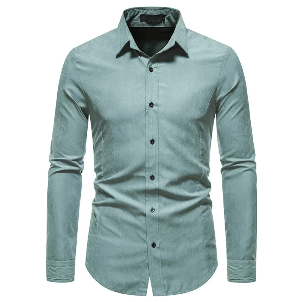 Camisa Social Masculina Slim Abotoada - Bali