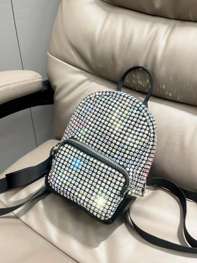 Mochila Versátil Feminina Para Passeio Moda Brilho