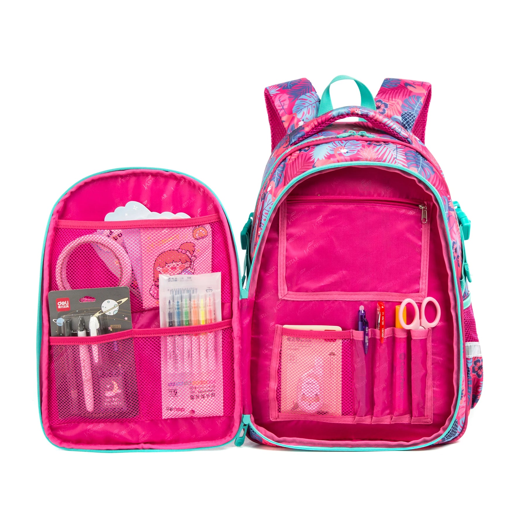 KIT Mochila Escolar Infantil DoceMagia com Lancheira e Estojo