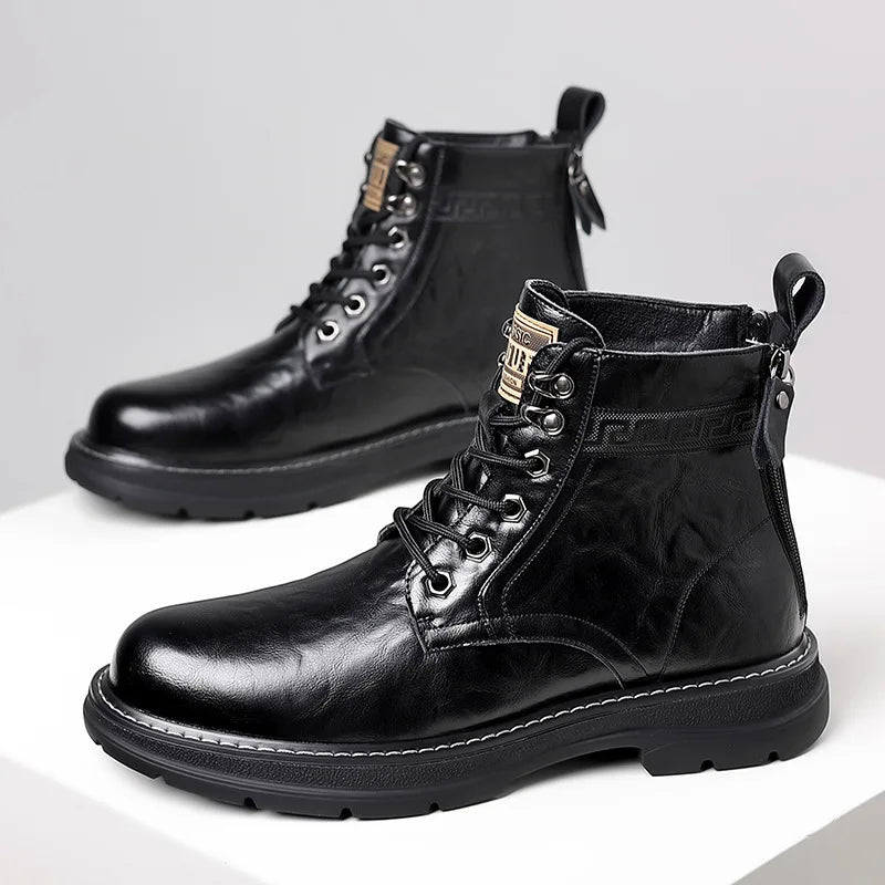 Bota Masculina de Inverno Moda Masculina Moderna - Promoção de Dezembro