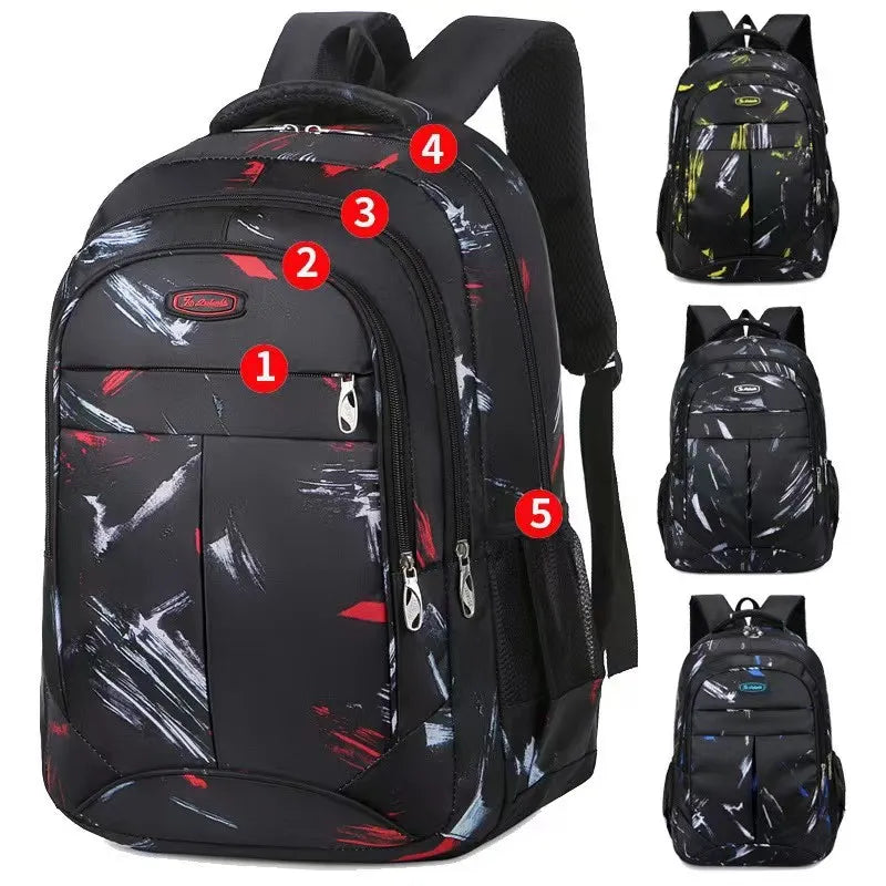 Mochila Escolar Masculina Estampada Espaçosa Escola/Faculdade