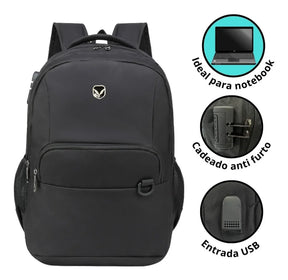 Mochila Executiva AntiFurto Cadeado Senha Home Office