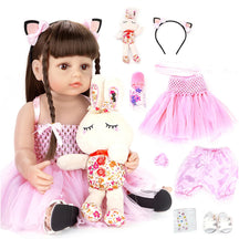 Boneca Reborn Princesa Rosa 55cm