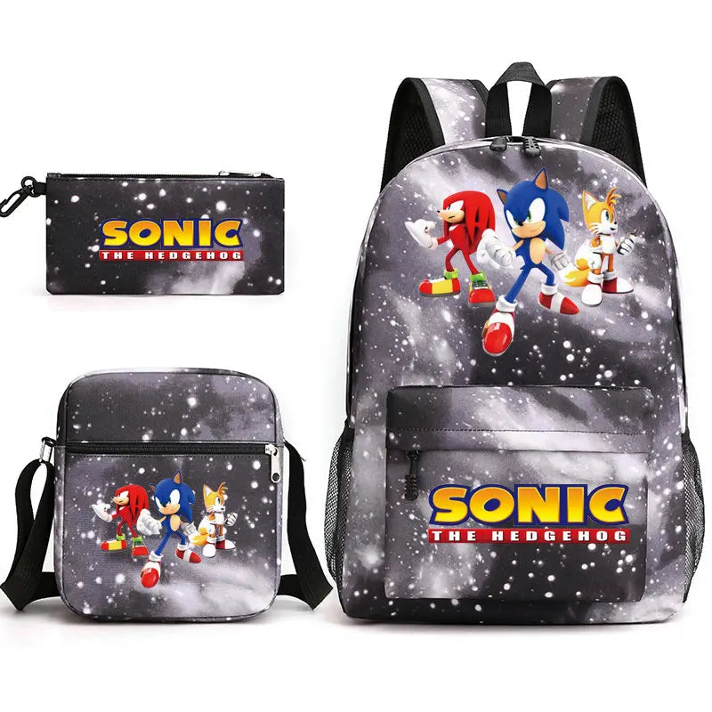 Kit Mochila Sonic Modelo Masculino