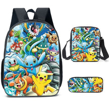 Kit Escolar Pokémon: Mochila, Bolsa de Ombro e Estojo