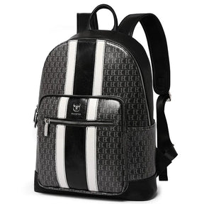 Mochila Escolar Masculina Casual de Couro - MCH70