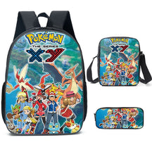 Kit Escolar Pokémon: Mochila, Bolsa de Ombro e Estojo