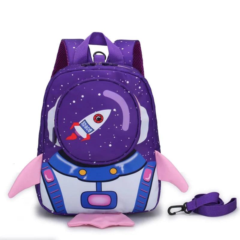 Mochila Escolar Infantil  Unisex  3D  Espaço