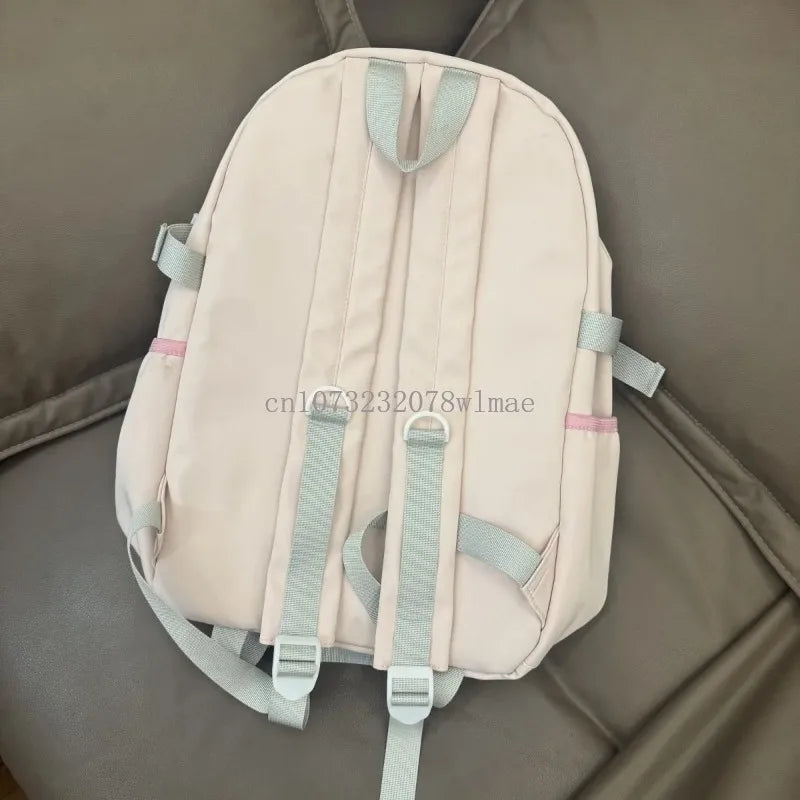 Mochila Escolar Feminina Moda Coreana Estampa Desenho Animado