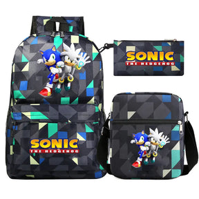 Kit Mochila Sonic Modelo Masculino