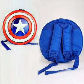 Mochila Escolar Infantil Design Capitão América