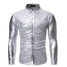 Camisa Masculina Social Lantejoulas Baile/Casamento