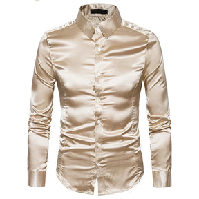 Camisa Masculina Social Monocromática Lisa