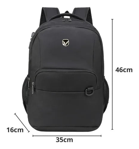 Mochila Executiva AntiFurto Cadeado Senha Home Office