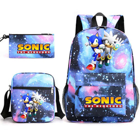 Kit Mochila Sonic Modelo Masculino