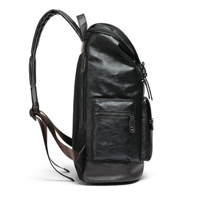 Mochila de Couro Masculina Moderna Para Notebook 15,6" - LeatherVibe