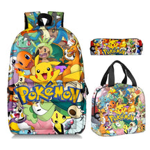 Kit Mochila Infantil Masculina Modelo Pokémon