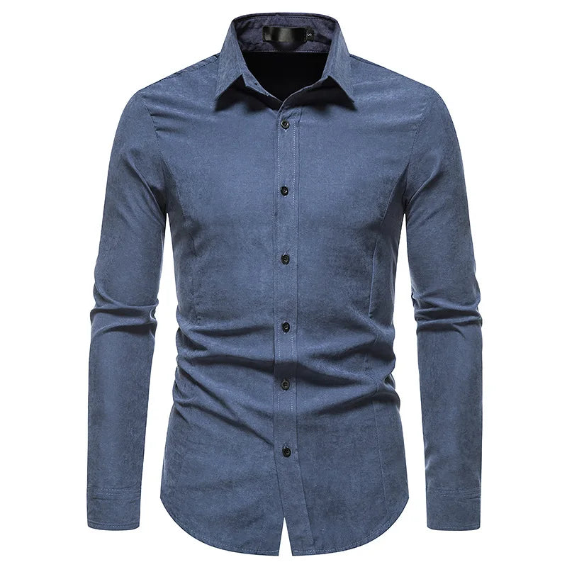 Camisa Social Masculina Slim Abotoada - Bali