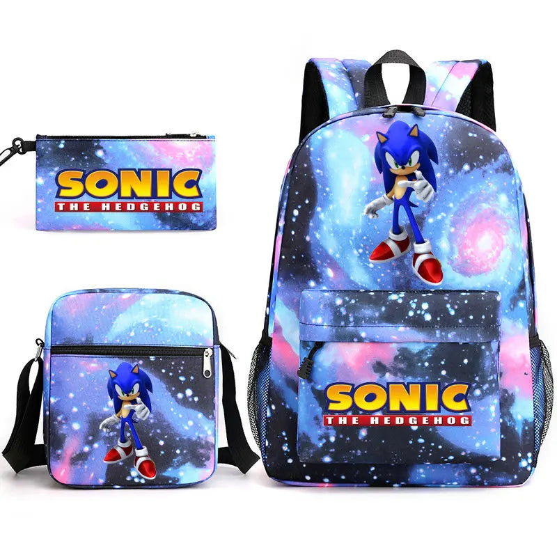 Kit Mochila Sonic Modelo Masculino