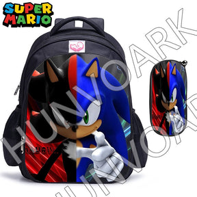 Kit Escolar Super Mario Bros, 2 Peças: Mochila e Estojo - CityBag