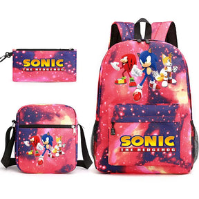 Kit Mochila Sonic Modelo Masculino