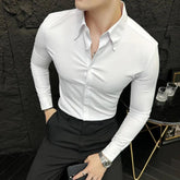 Camisa Social Masculina Slim Fit Anti Amassado Orion