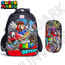 Kit Escolar Super Mario Bros, 2 Peças: Mochila e Estojo - CityBag