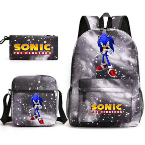 Kit Mochila Sonic Modelo Masculino