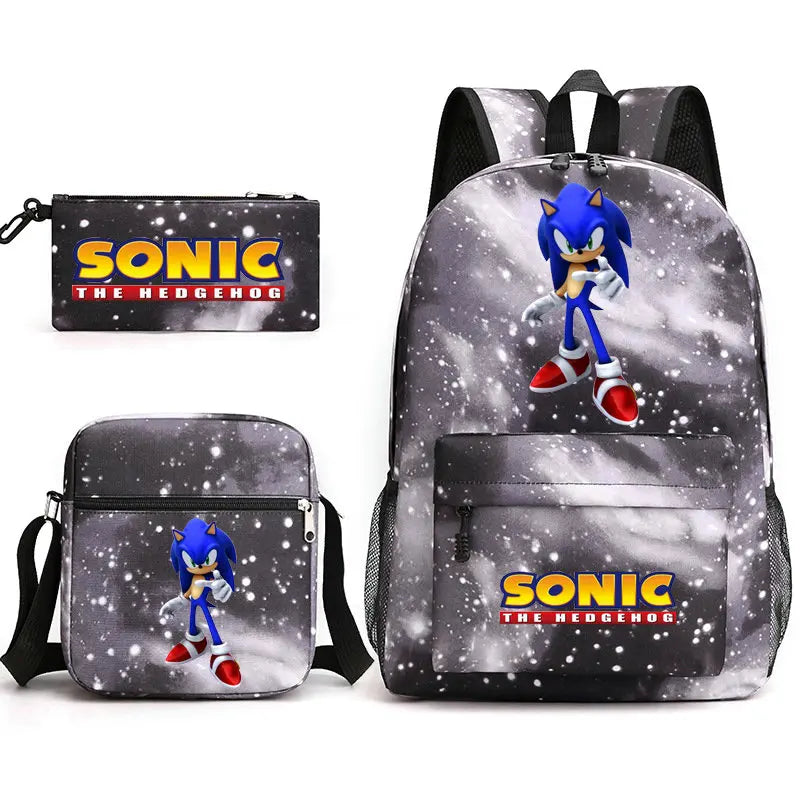 Kit Mochila Sonic Modelo Masculino