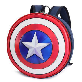 Mochila Escolar Infantil Design Capitão América