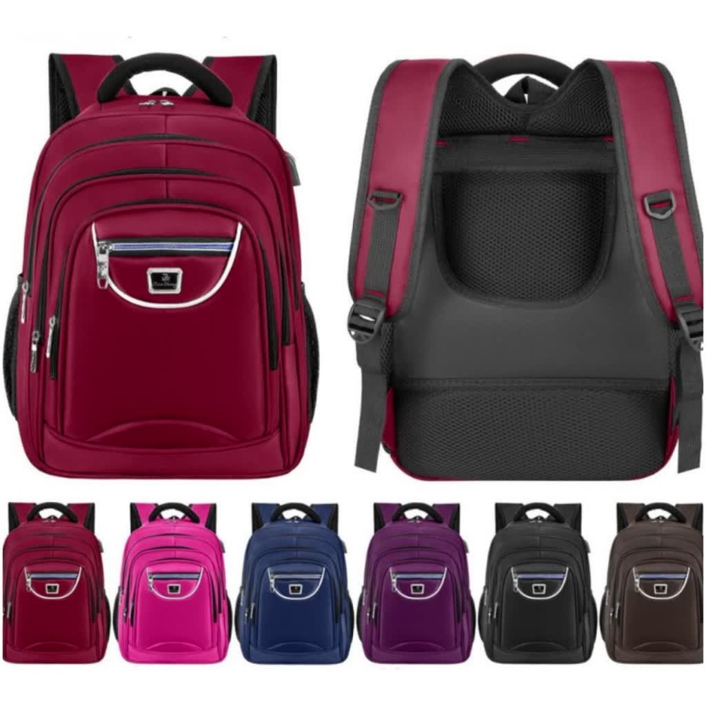 Mochila de Grande Capacidade Para Notebook 15,6" - Impermeável e Porta USB