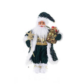 Boneco Papai Noel Roupa Verde - 30cm - 45cm - 60cm