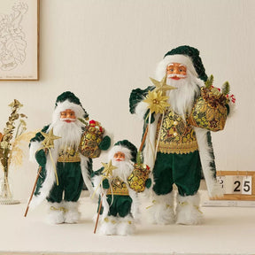 Boneco Papai Noel Roupa Verde - 30cm - 45cm - 60cm