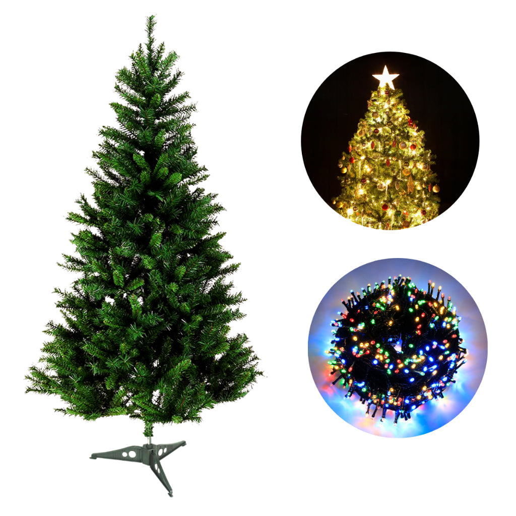 Árvore Natal Tradicional 150cm com Pisca Pisca 100 led