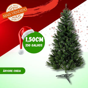 Árvore Natal Tradicional 150cm com Pisca Pisca 100 led