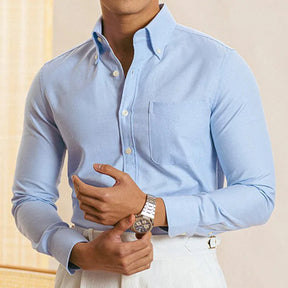 Camisa Social Masculina de Negócios Lervoni