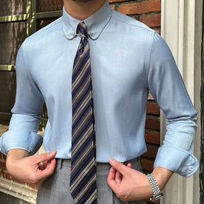 Camisa Social Masculina de Negócios Barilovisk