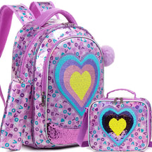 Kit Feminino Escolar Infantil: Mochila, Lancheira e Estojo - CityBag