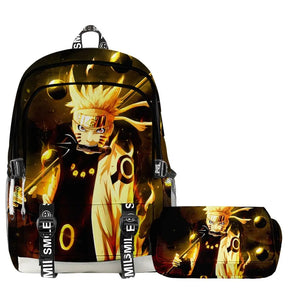 Kit Escolar Naruto: Mochila e Estojo - CityBag