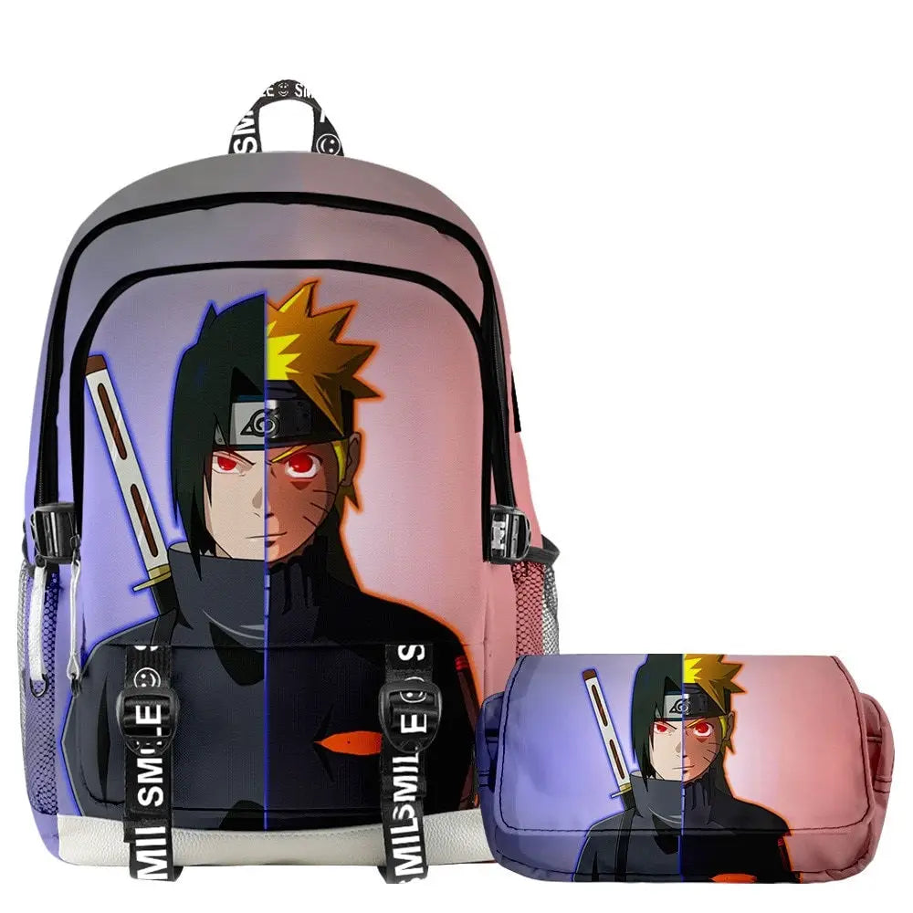 Kit Escolar Naruto: Mochila e Estojo - CityBag