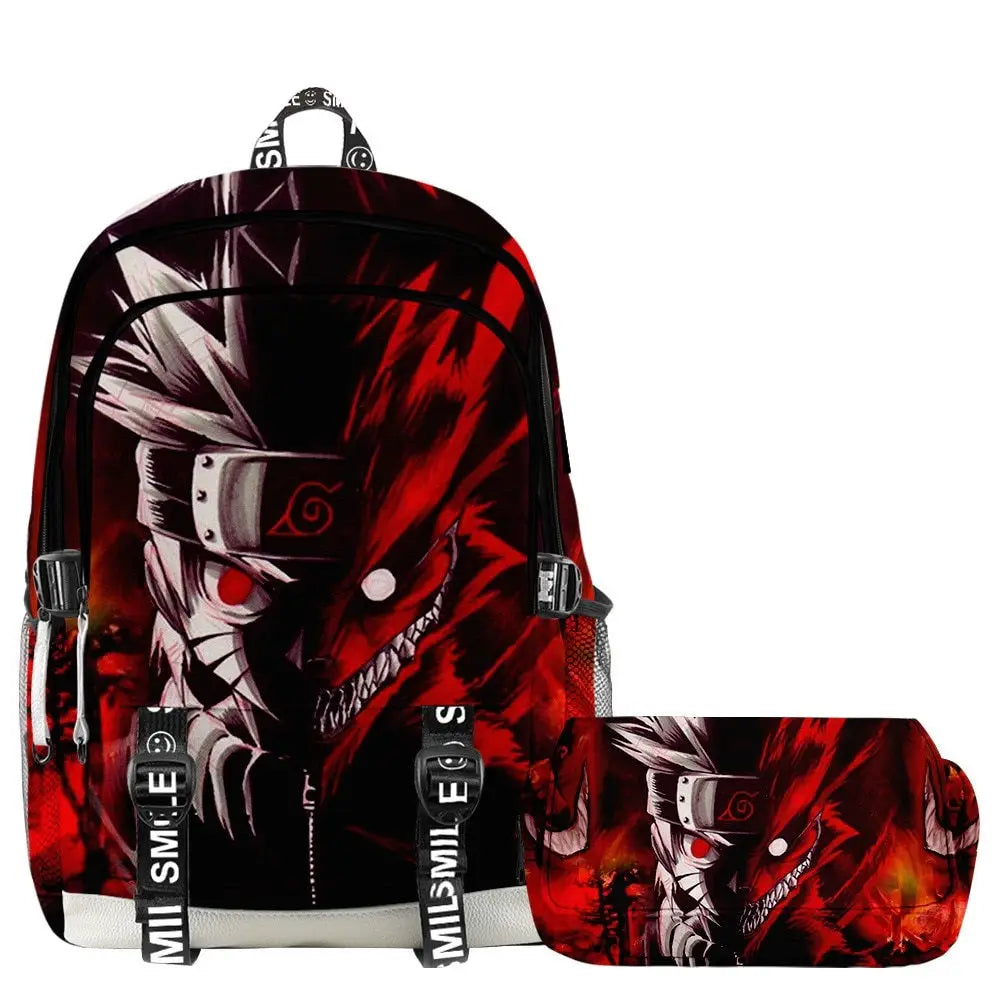 Kit Escolar Naruto: Mochila e Estojo - CityBag