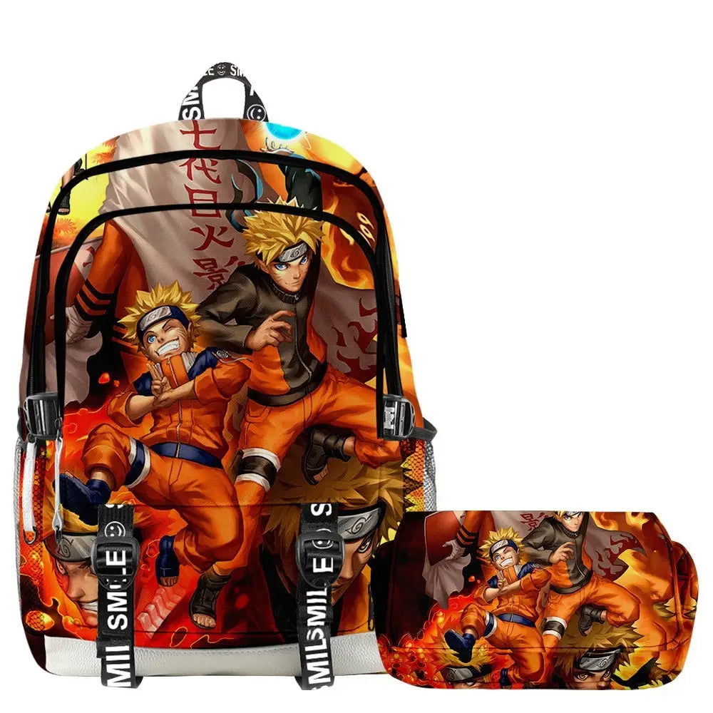 Kit Escolar Naruto: Mochila e Estojo - CityBag