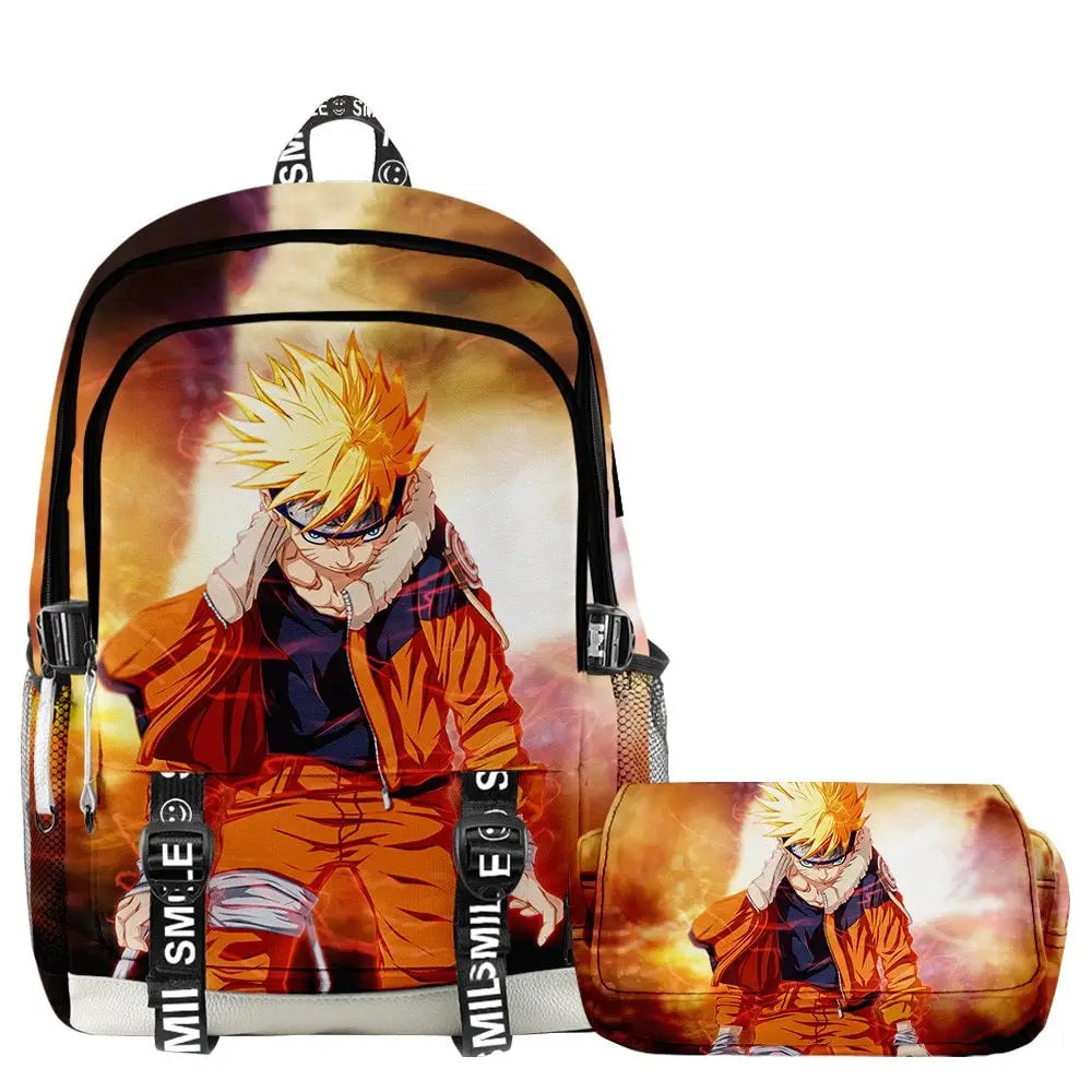 Kit Escolar Naruto: Mochila e Estojo - CityBag