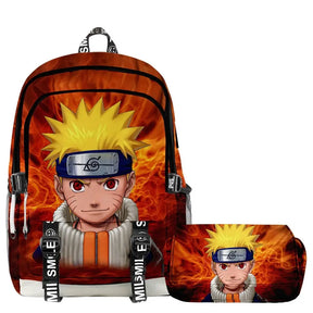 Kit Escolar Naruto: Mochila e Estojo - CityBag