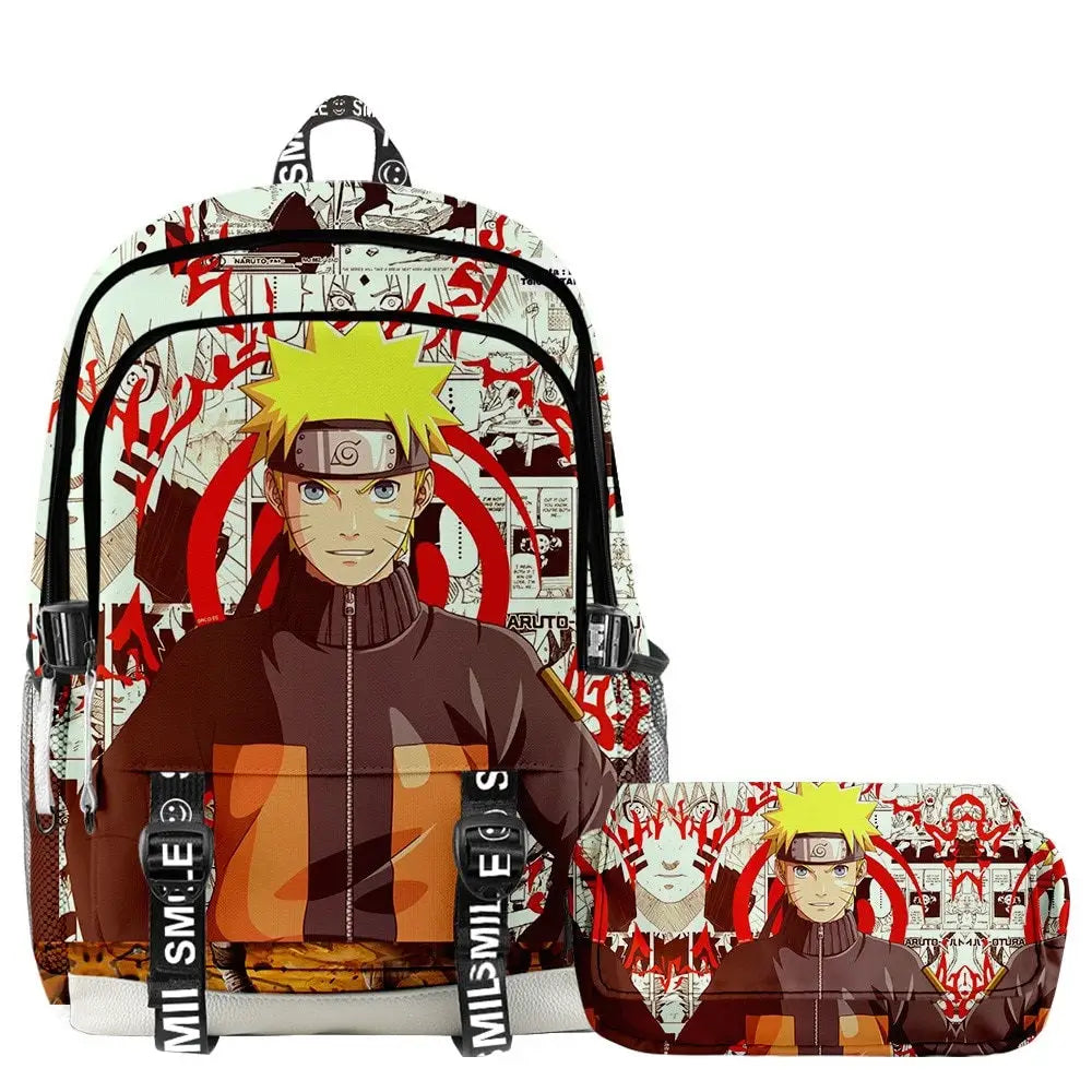 Kit Escolar Naruto: Mochila e Estojo - CityBag