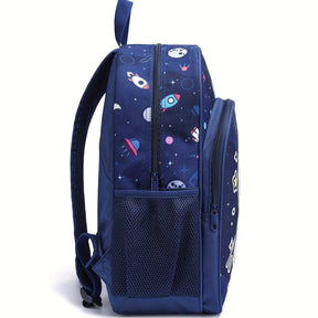 Kit Mochila Astronauta - Mochila, Lancheira e Estojo