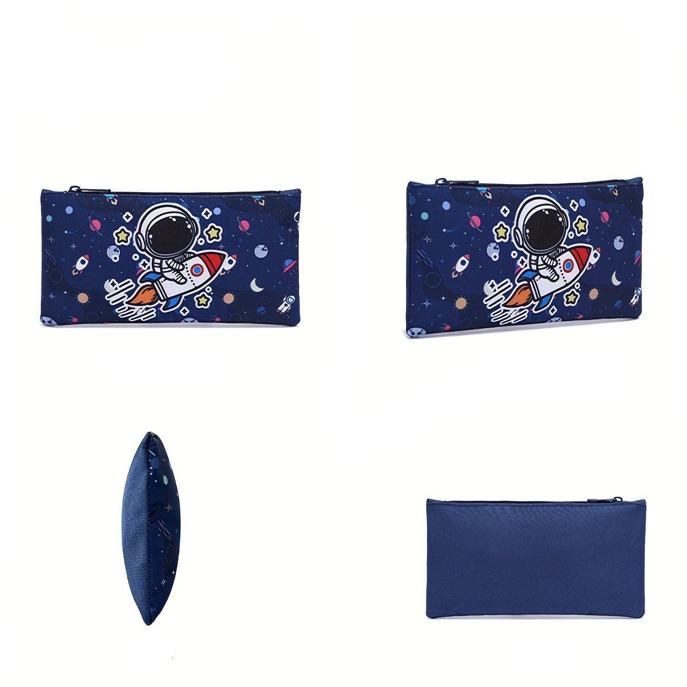 Kit Mochila Astronauta - Mochila, Lancheira e Estojo