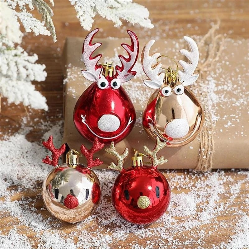 Bolas Decorativas para Árvore de Natal Renas