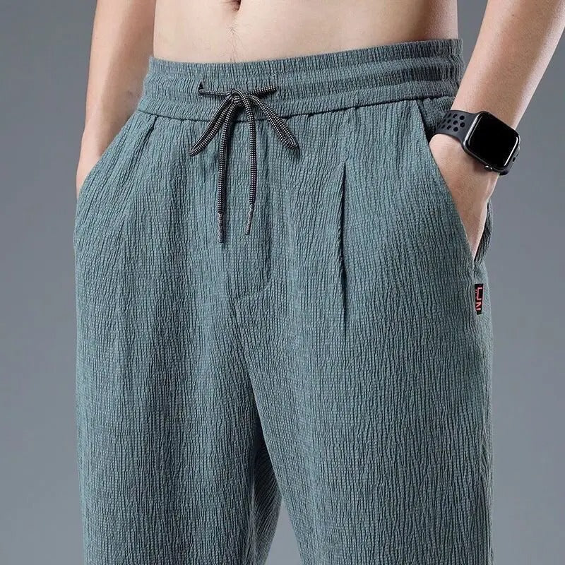 Calça Moletom Masculina De Linho - Alta Performance e Conforto Máximo